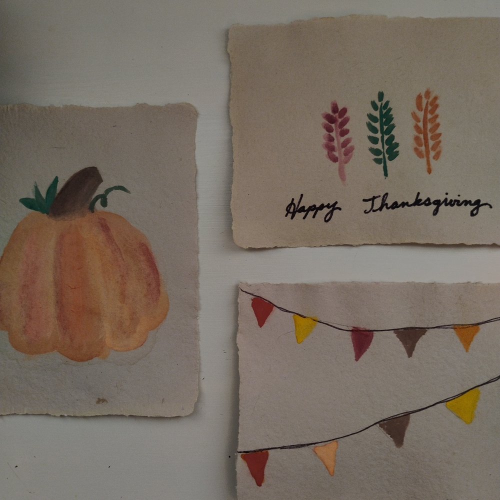 Festive Fall Greeting Cards Set - Picture 2 of 6
